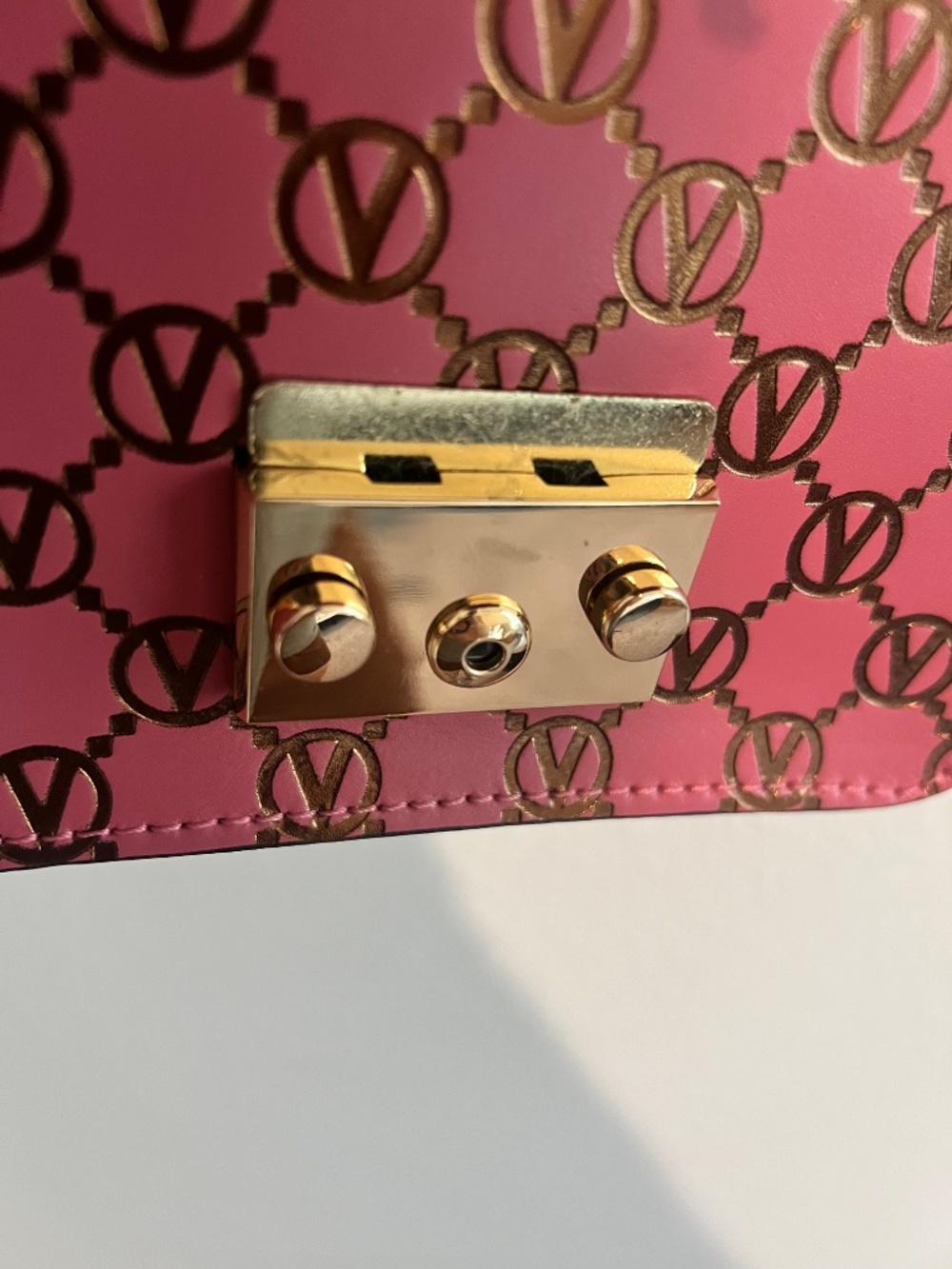 Valentino by Mario Valentino Bijou Monogram Leather Crossbody - Picture 7 of 16